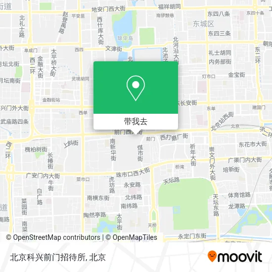 北京科兴前门招待所地图