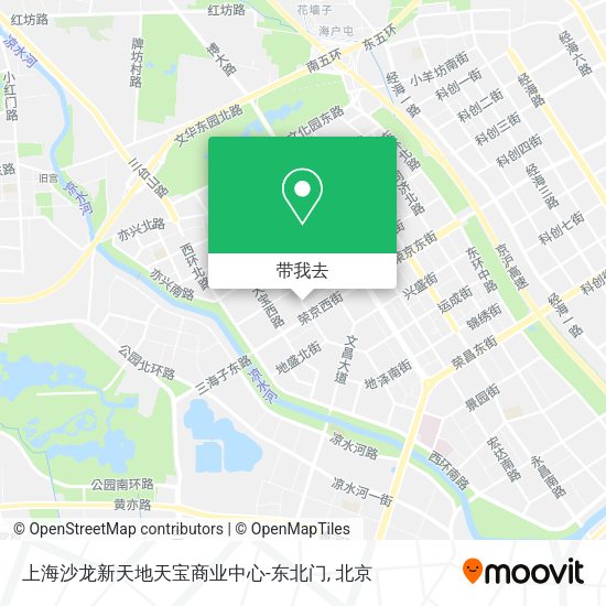上海沙龙新天地天宝商业中心-东北门地图