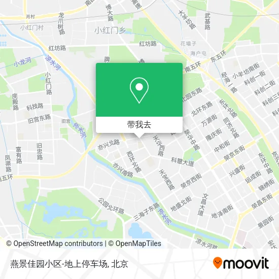 燕景佳园小区-地上停车场地图