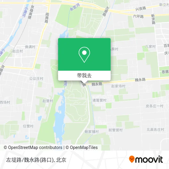 左堤路/魏永路(路口)地图