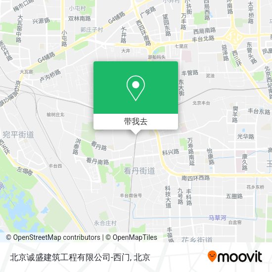 北京诚盛建筑工程有限公司-西门地图