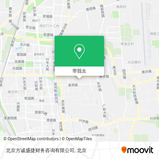 北京方诚盛捷财务咨询有限公司地图