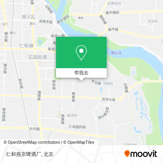 仁和燕京啤酒厂地图