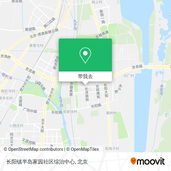 长阳镇半岛家园社区综治中心地图