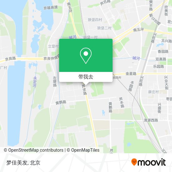 梦佳美发地图