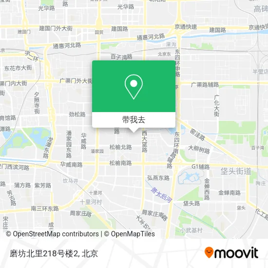 磨坊北里218号楼2地图