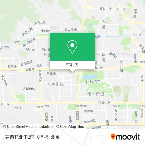 建西苑北里2区18号楼地图