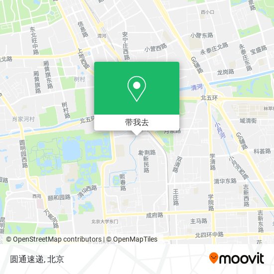 圆通速递地图