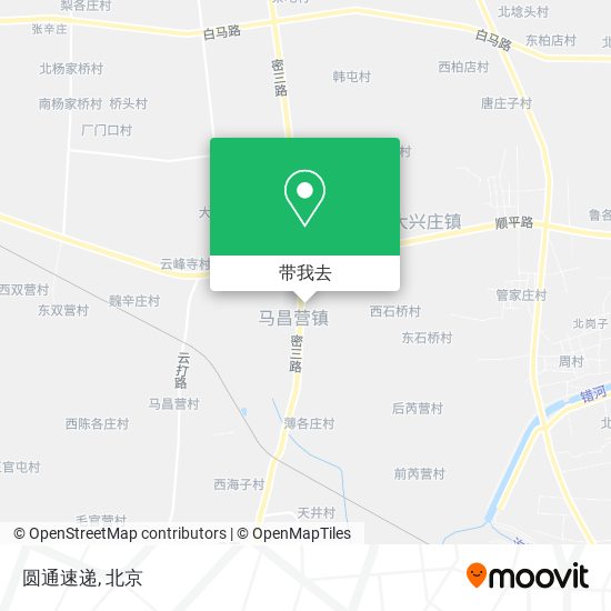 圆通速递地图