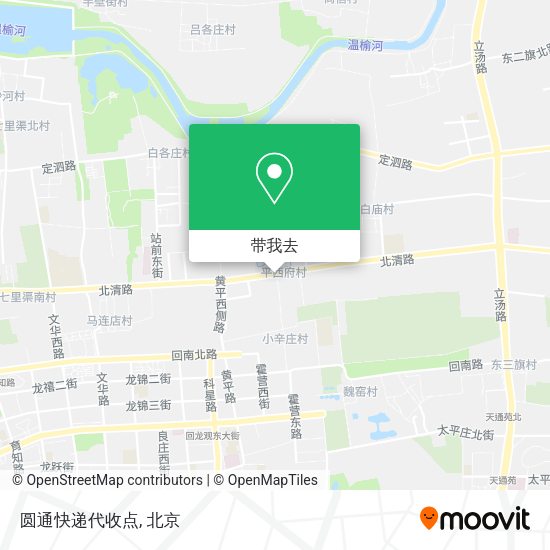 圆通快递代收点地图