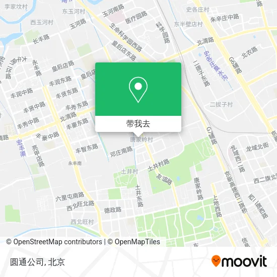 圆通公司地图