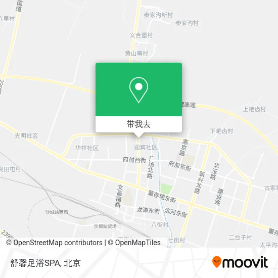 舒馨足浴SPA地图