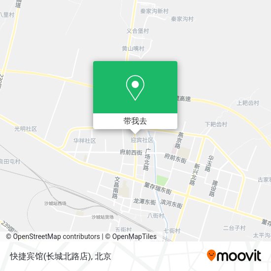 快捷宾馆(长城北路店)地图