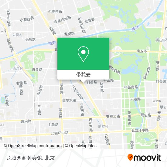 龙城园商务会馆地图