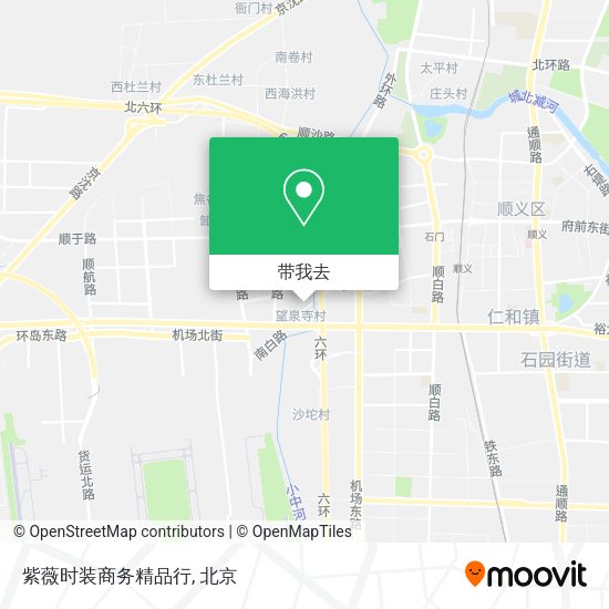 紫薇时装商务精品行地图