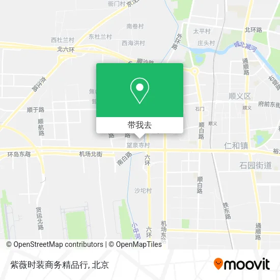 紫薇时装商务精品行地图