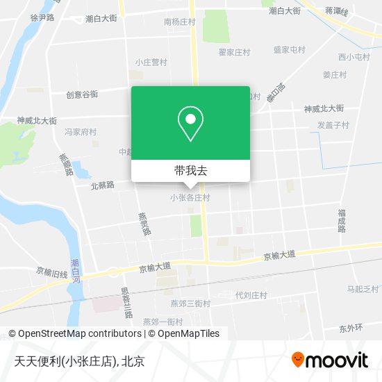 天天便利(小张庄店)地图