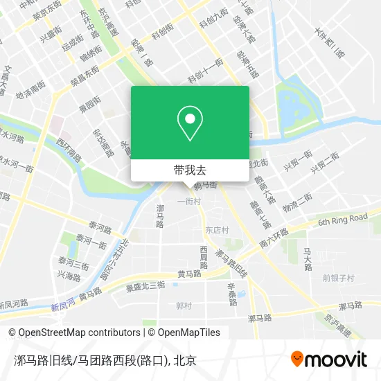 漷马路旧线/马团路西段(路口)地图