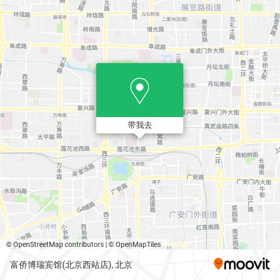 富侨博瑞宾馆(北京西站店)地图