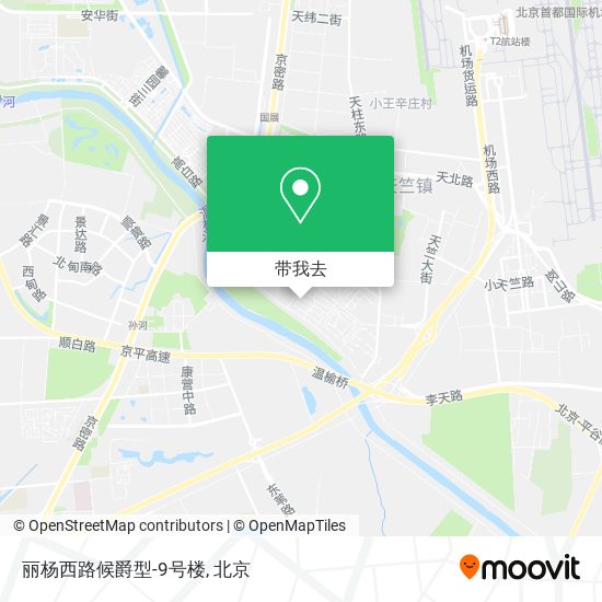 丽杨西路候爵型-9号楼地图