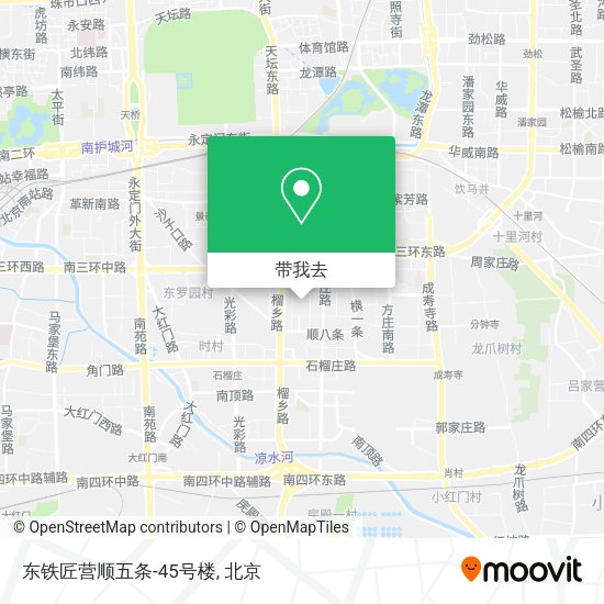 东铁匠营顺五条-45号楼地图