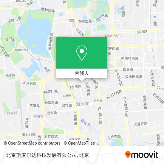 北京斯麦尔达科技发展有限公司地图