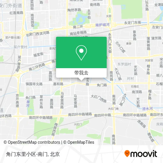 角门东里小区-南门地图
