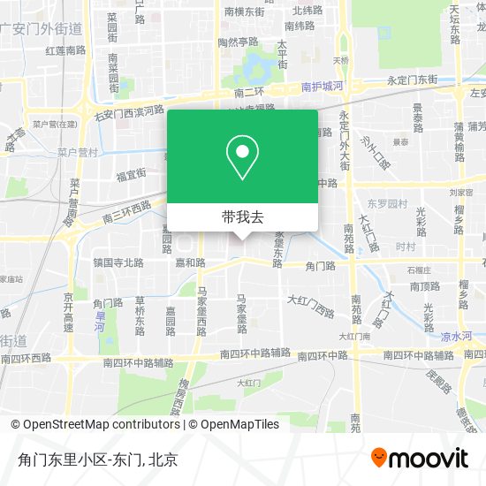 角门东里小区-东门地图