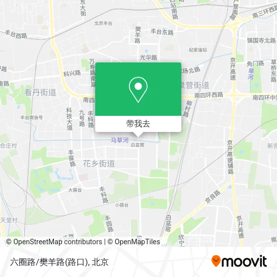 六圈路/樊羊路(路口)地图