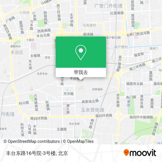 丰台东路16号院-3号楼地图