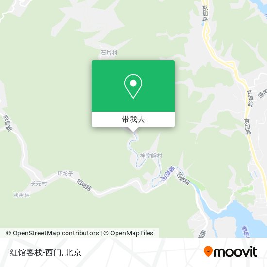 红馆客栈-西门地图
