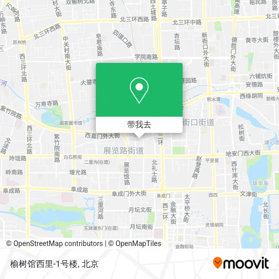 榆树馆西里-1号楼地图