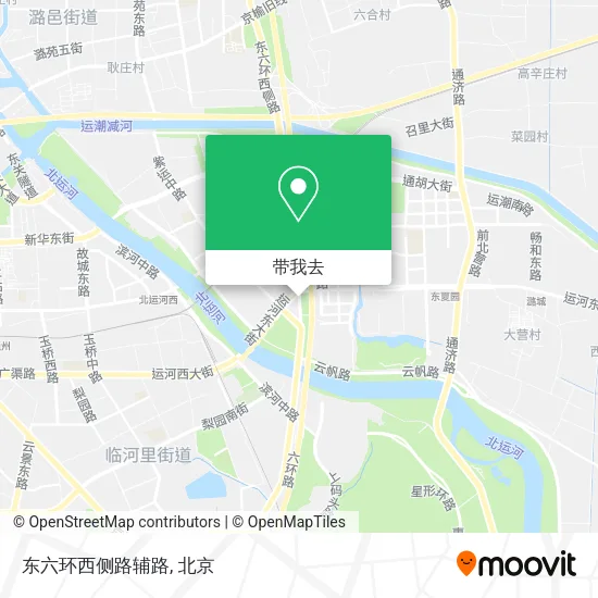 东六环西侧路辅路地图
