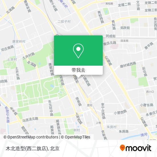 木北造型(西二旗店)地图