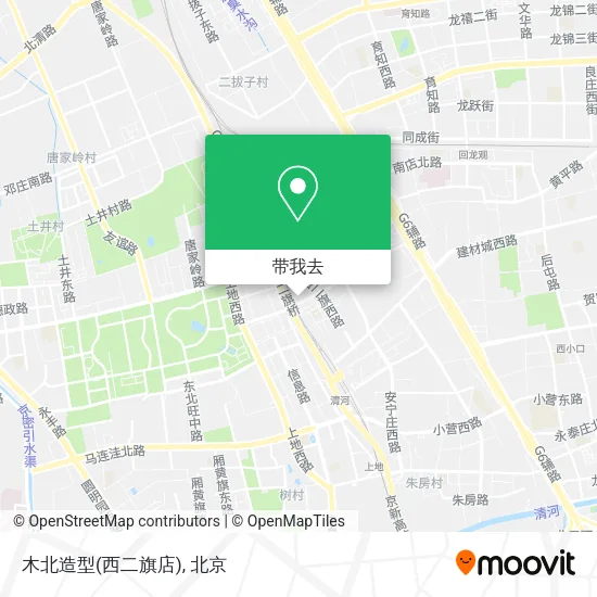 木北造型(西二旗店)地图