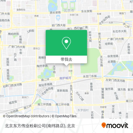 北京东方伟业粉刷公司(南纬路店)地图