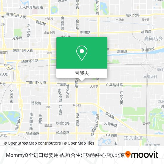 MommyQ全进口母婴用品店(合生汇购物中心店)地图