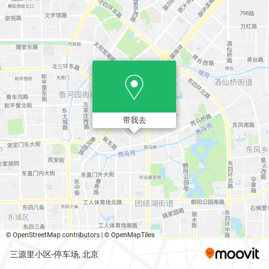 三源里小区-停车场地图