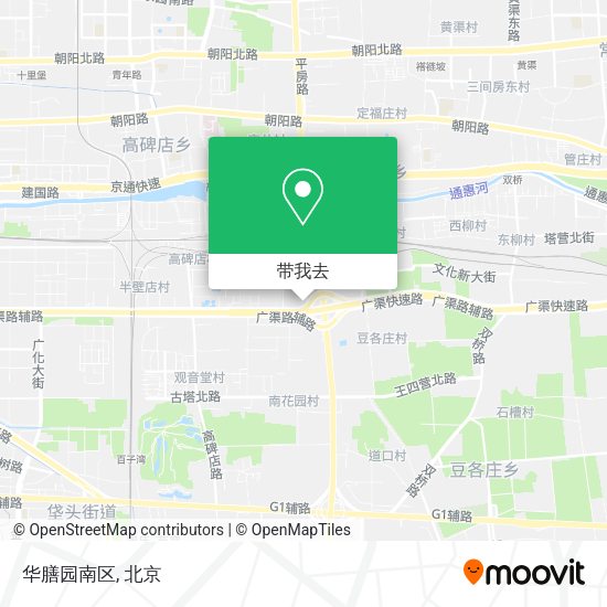 华膳园南区地图