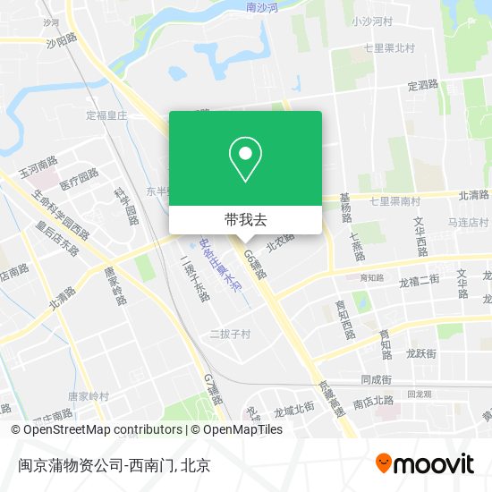 闽京蒲物资公司-西南门地图
