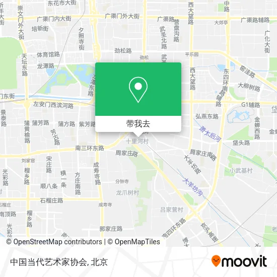 中国当代艺术家协会地图