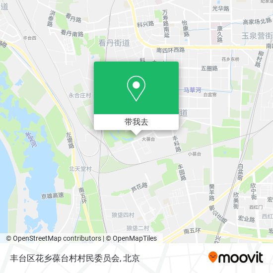 丰台区花乡葆台村村民委员会地图