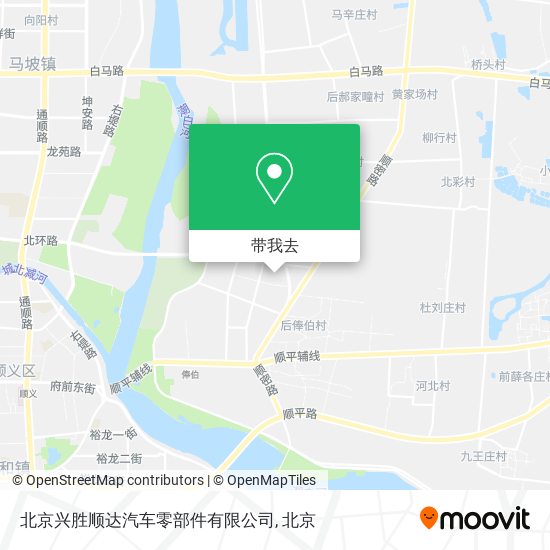 北京兴胜顺达汽车零部件有限公司地图