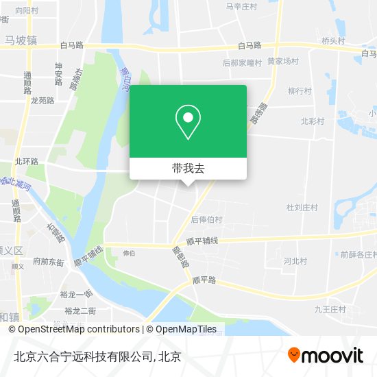 北京六合宁远科技有限公司地图