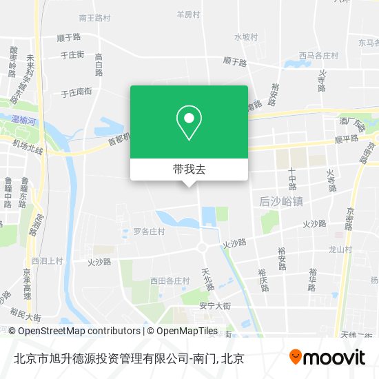 北京市旭升德源投资管理有限公司-南门地图
