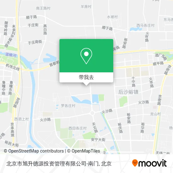 北京市旭升德源投资管理有限公司-南门地图
