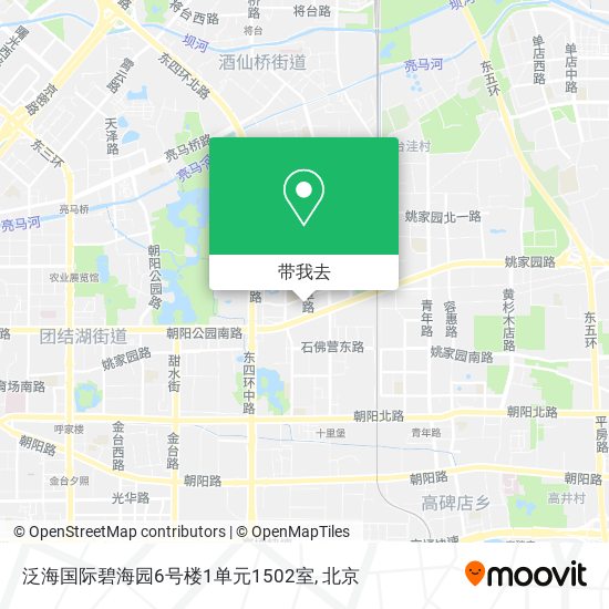 泛海国际碧海园6号楼1单元1502室地图