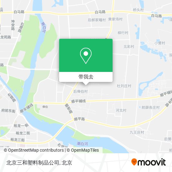 北京三和塑料制品公司地图