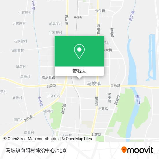 马坡镇向阳村综治中心地图