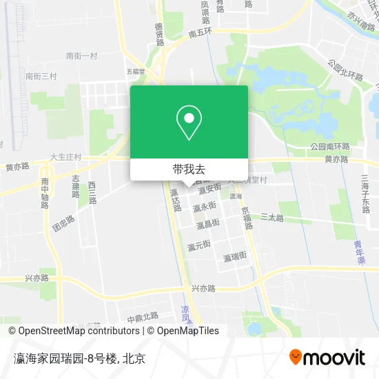 瀛海家园瑞园-8号楼地图